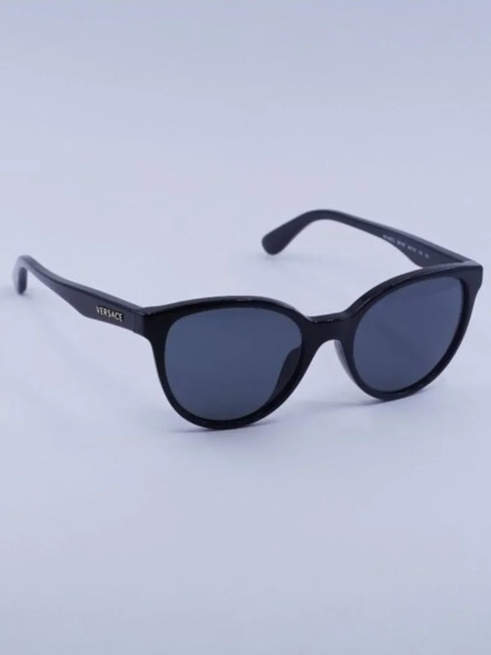 Versace Kids VK4427U GB1/87 Sunglasses Black Cat Eye Frame, Grey Lenses